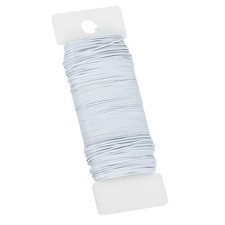38Yard Floral Wire Flexible Paddle Wire 20 Gauge Florist Wire White