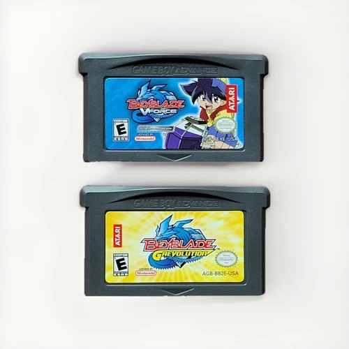 Beyblade Game V Force Ultimate Blader Jam + G Revolution Lot 2 Game Boy Advance