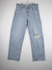 Universal Thread Women's Mid-Rise 90's Baggy Jeans - Size 8R Light Wash