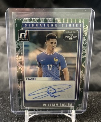2025-26 Panini Donruss FIFA World Cup William Saliba Dragon Scale Auto