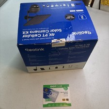 Kit telecamera solare cellulare Reolink 4k Pan and Tilt Go G440 con pannello solare 2 6W 4G