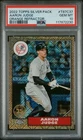 2022 Topps Chrome Silver Pack #T87C37 Aaron Judge Orange Refractor /25 PSA 10
