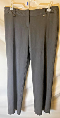 Mono Scandi Women's Juniors Size 17 XL Gray Career Dress Pants Straight Office