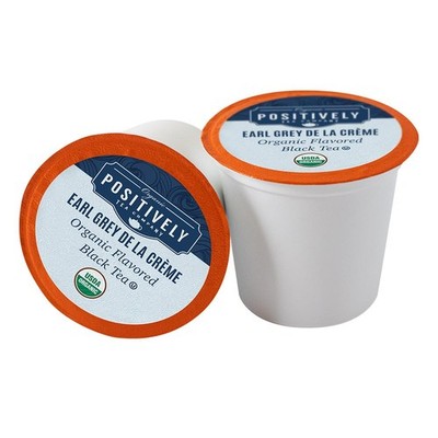 Organic Positively Tea Company, Earl Grey De La Crème 24 Count (Pack of 1) 