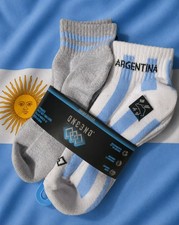 Leg3nd World Cup 2026 Argentina Quarter Socks Youth 4-10 10 Pairs Soccer