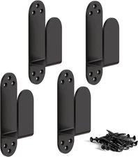 2x4 Door Barricade Brackets Heavy Duty Upgraded Door Bar Holder Brackets for Hom