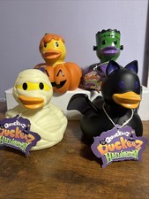 Quackeez Duckeez Halloweeen Jumbo 10"Duck Choice Pumpkin Mummy Bat Frankenstein