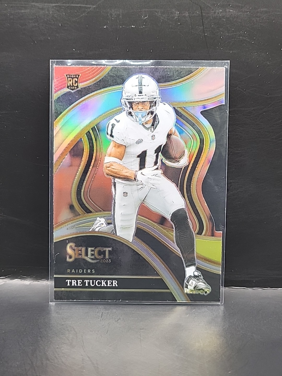 2023 Panini Select - Club Level Tre Tucker #214 Red & Yellow Prizm Die-Cut (RC)
