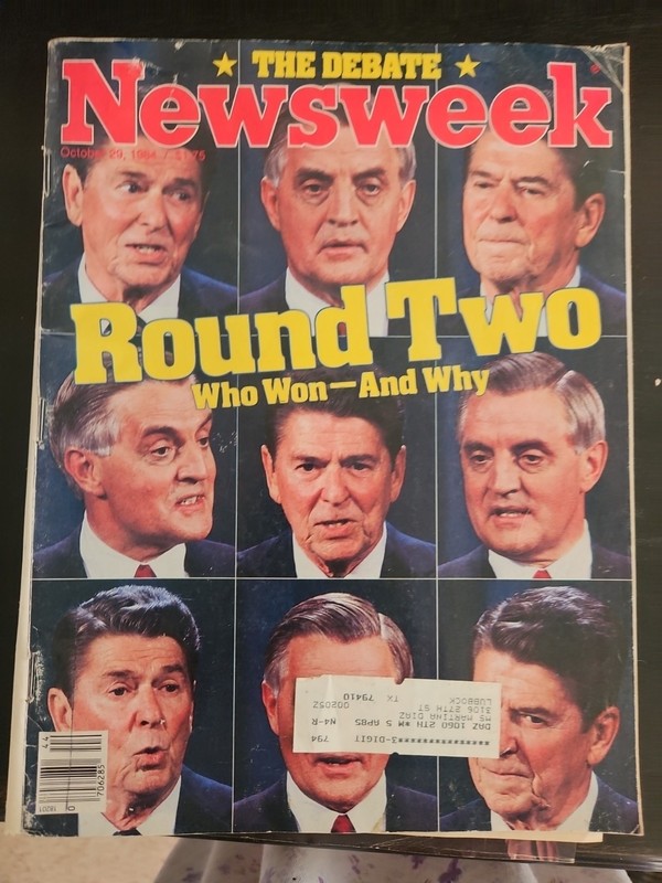 Newsweek Magazine October 29 1984 The Debate Foreign Policy National Affairs