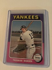 1975 Topps Baseball Thurman Munson Base Card #20