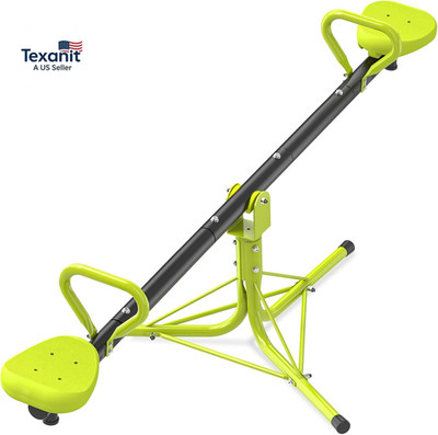 Teeter Totter Seesaw for Kids Outdoor for Ages 4-8 Toddler Seesaw Sit and Spin T