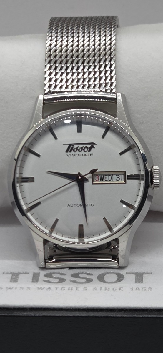 TISSOT HERITAGE VISODATE DAY DATE AUTOMATIC SWISS WATCH | eBay
