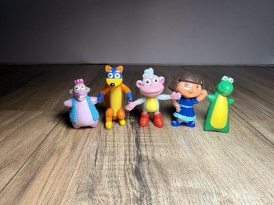 Vtg Nickelodeon Dora Explorer Playtime 2  Figures Friends Fisher Price 2012 PVC