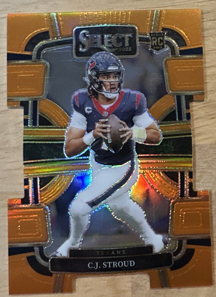 2023 Select #41 C.J. Stroud RC Orange Die-Cut /499