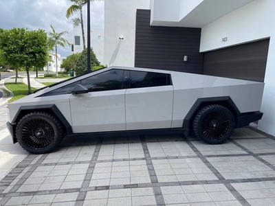 Volcanic Grey Ash For Cybertruck PreCut Paint Protection PET Wrap Color Change