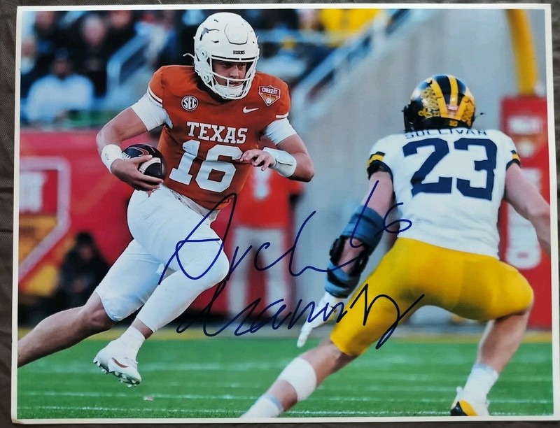TEXAS LONGHORNS Arch Manning Signed 8x10 Photo Autographed NOT A REPRINT