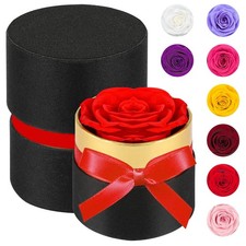 Mini Single Rose Box, Mini Forever Roses, Stunning Red Roses, Preserved Fresh...