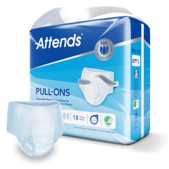 Attends Pull-Ons Incontinence Pants Size 6L x4 Pack of 18 36845 - Image 6