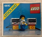 Vintage Legoland #6610 Shell Fuel/Gas Pump Set Complete. Near Mint!! With Manual