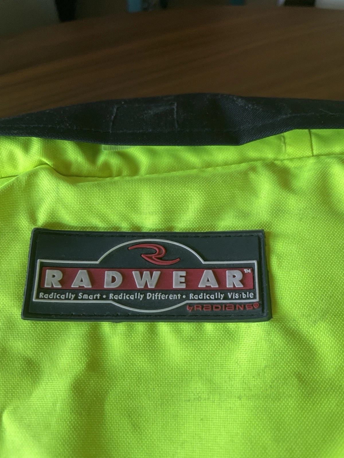 RADWEAR 4X Sz Hi Vis Reflective Safety Bomber Jacket Quilted Liner Construction image 7