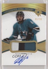 2021 Upper Deck Ultimate Collection Debut Threads 65/99 Ryan Merkley Auto 14bn