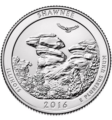 2016 D Shawnee National Forest Quarter - Brilliant Uncirculated - ATB