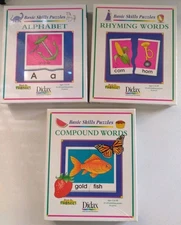 3 Didax Educational Resources Basic Skills Puzzles Hands On Phonics Homeschool