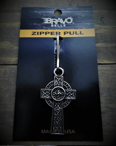 Charm regalo Bravo Bells croce celtica cerniera pull ride biker accessorio BZP-21 USA - Foto 5 di 10