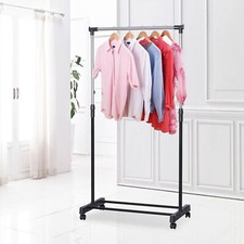 Laundry Clothes Storage Drying Rack Floor Standing Hanger Garment Coat Hat Stand
