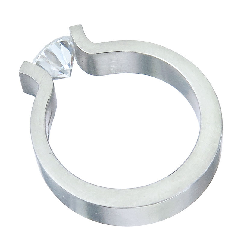 Niessing solitaire ring tension ring system open-… - image 3