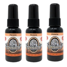 Blunt Power Oil Based Concentrated Air Freshener, Peach, 1.5 oz, 3 Pack