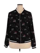 Torrid Women Black Track Jacket 2x Plus