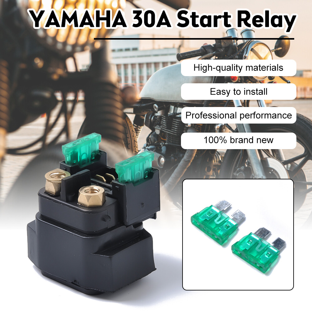 Starter Relay Solenoid For Yamaha YZFR1 R6 FZ1 FZ6R FZ8 FJR1300 XT600