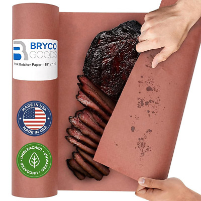 Pink Butcher Paper Roll 18''X175'- Peach Butcher Paper-Smoking Meat,BBQ & Butcher