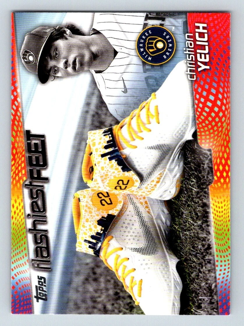 2022 Topps Flashiest Feet #FF15 Christian Yelich