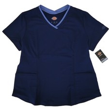 Dickies Scrub Top Women's DK727 Navy Blue