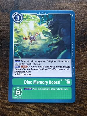 Dino Memory Boost! BT7-102 C Digimon CCG Next Adventure L4892*