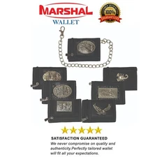 Men's Tri-fold BIKER Chain Wallet Motorcycle Rider New Trucker Wallet