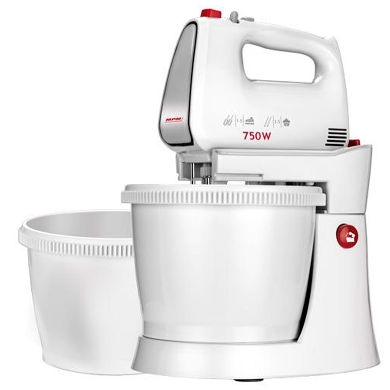 Mixer Professionale Pasticceria 3L - Doppia Ciotola 5 Velocità Turbo