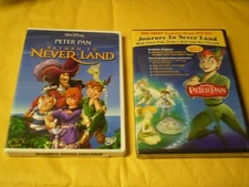 (2) Disney Peter Pan Children's DVD Lot: Return to Neverland (Both Brand NEW)