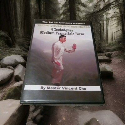 Tai Chi For Beginners DVD 8 Techniques Medium Frame Solo Form By Master Chu 2009