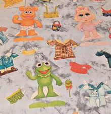 1984 The Muppet Babies Paper Doll Set 34 Pieces