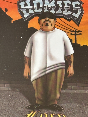 2004 NECA David Gonzales HOMIES Trading Card LOW RIDER Cholo