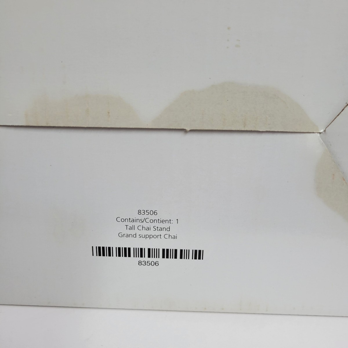 Candle Stand Tall Chai 9 1/4