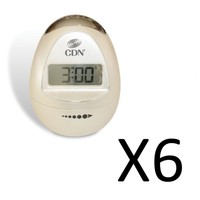 Cdn Digital Egg Shaped Kitchen Timer 100 Min Alarm Peal White Cooking (6-pack) on sale Cdn Digital Egg Shaped Kitchen Timer 100 Min Alarm Peal White Cooking (6-pack) on sale