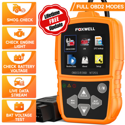 Foxwell NT201 OBD2 Scanner OBDII Car Code Reader Diagnostic Tool Check Engine
