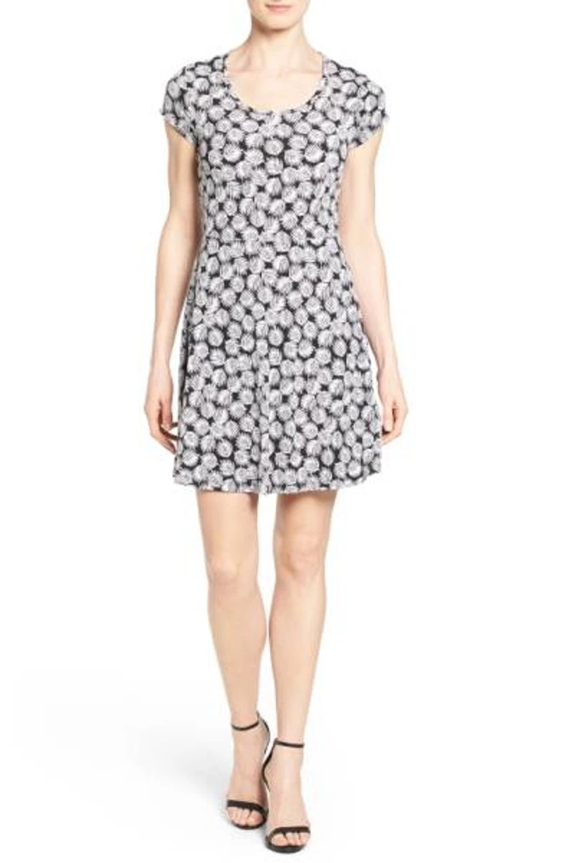 Abito MICHAEL Michael Kors 'Alicante' manica ad aletta linea A taglia regolare large