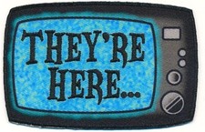 Kreepsville 666 They're Here TV Scary Horror Movie Blue Embroidered Patch PTHTV