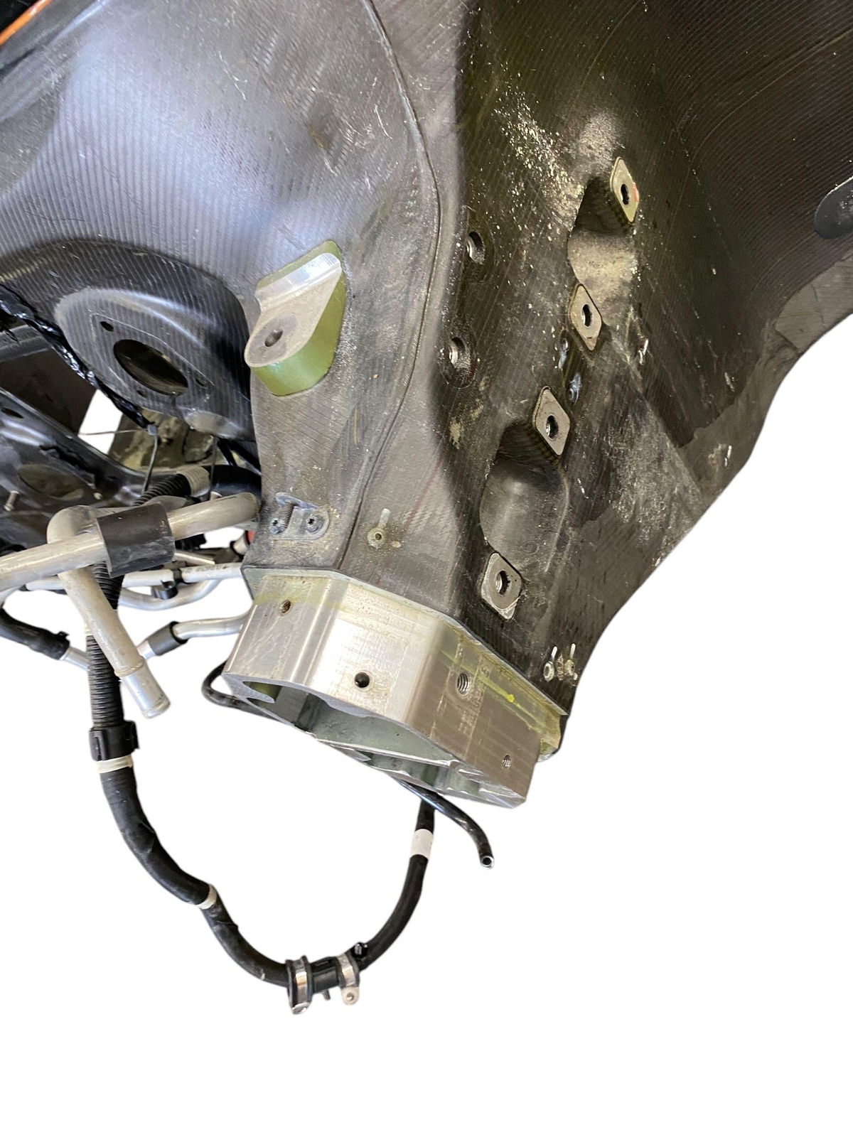 2019-2021 MCLAREN 600LT SPIDER CARBON FIBER BODY SHELL TUB *ENGINE FIRE* OEM