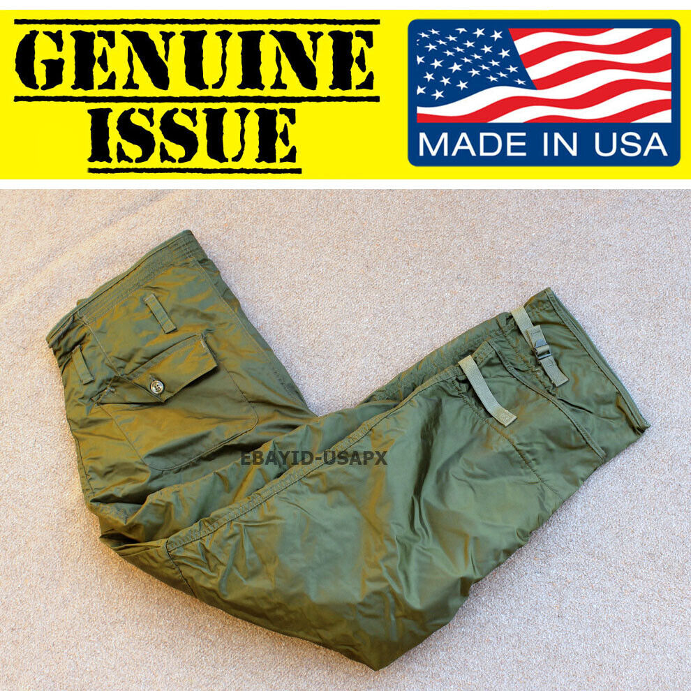 US NAVY MILITARY DECK PANTS IMPERMEABLE EXTREME COLD WEATHER